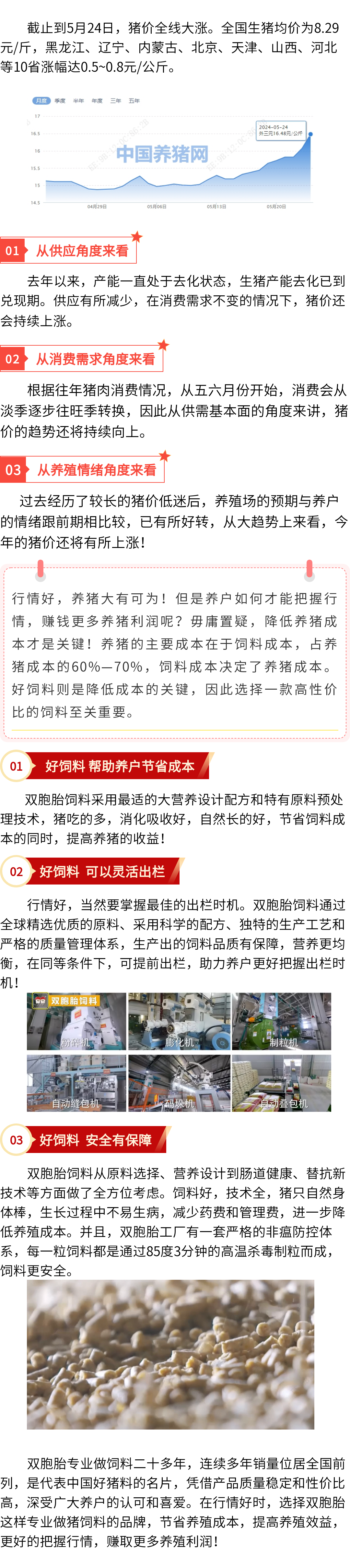 猪价连涨！好行情下，用好饲料才是盈利的关键！  第3张