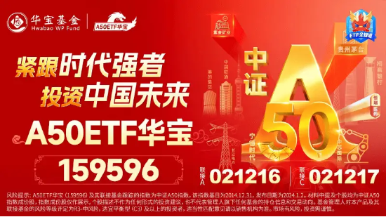 行情调整无碍交投热情！龙头宽基A50ETF华宝（159596）放量溢价，半日成交1.54亿元，高居同类第一！