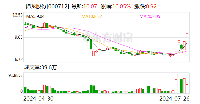 锦龙股份：拟转让东莞证券20%股份 底价22.72亿元